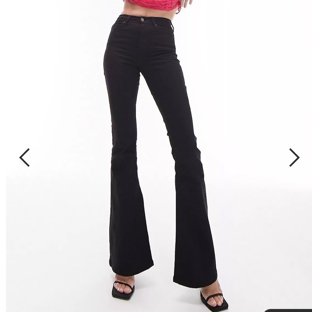 Topshop jamie flare jeans